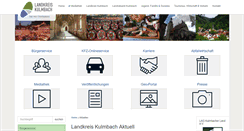 Desktop Screenshot of landkreis-kulmbach.de